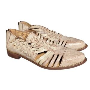 Bed Stu Las Cruces Sandals Womens Size 7 Distressed Leather Shoes Bohemian Indie